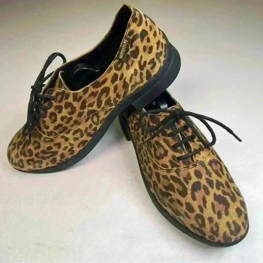 Mephisto Syla leopards print shoes Sz 7 brand new